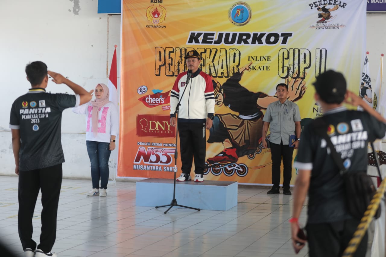 Buka Kejuaraan Sepatu Roda, Wali Kota Imbau Jaga Sportivitas