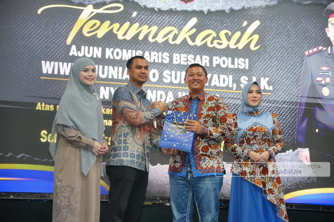 Tampuk Kepemimpinan Berganti, Plt Wali Kota Hadiri Pamit Kenal Kapolres Madiun Kota