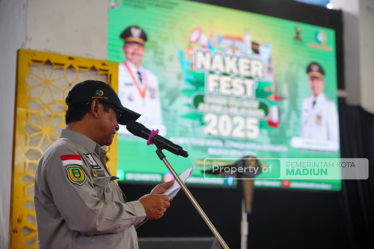 Buka Naker Fest 2025, Upaya Pemkot Madiun Tekan Angka Pengangguran