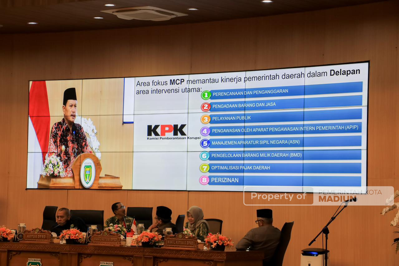 Pembahasan Raperda APBD 2026, Wali Kota Madiun Jawab PU Fraksi DPRD
