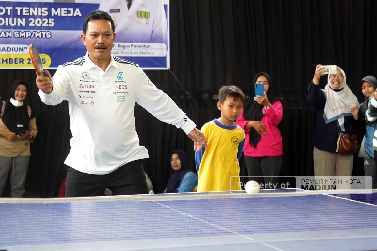 Kejurkot Tenis Meja 2025 Dibuka, Wali Kota Madiun Dorong Pembinaan Atlet Sejak Dini