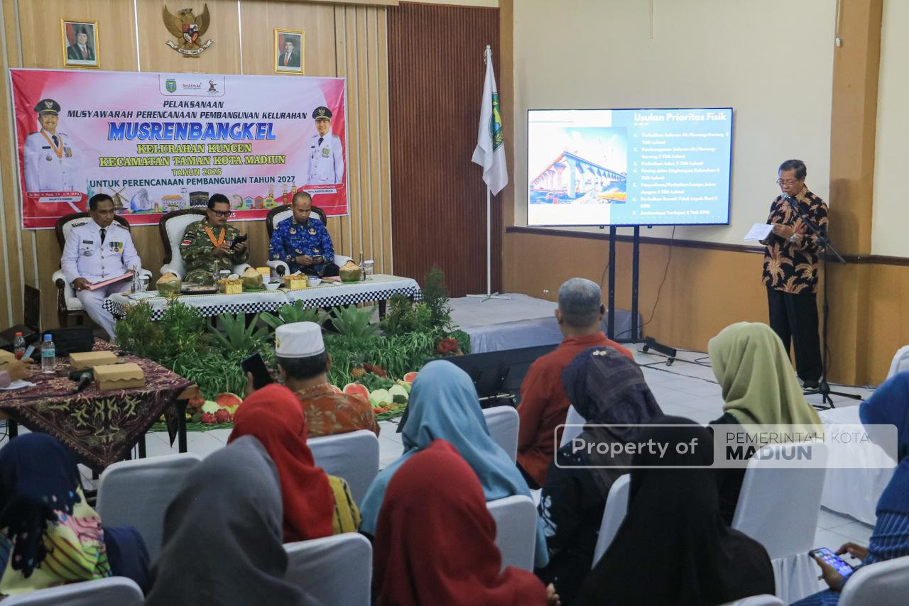 Serap Aspirasi Warga, Wali Kota Madiun Hadiri Musrenbang di Kuncen dan Mojorejo