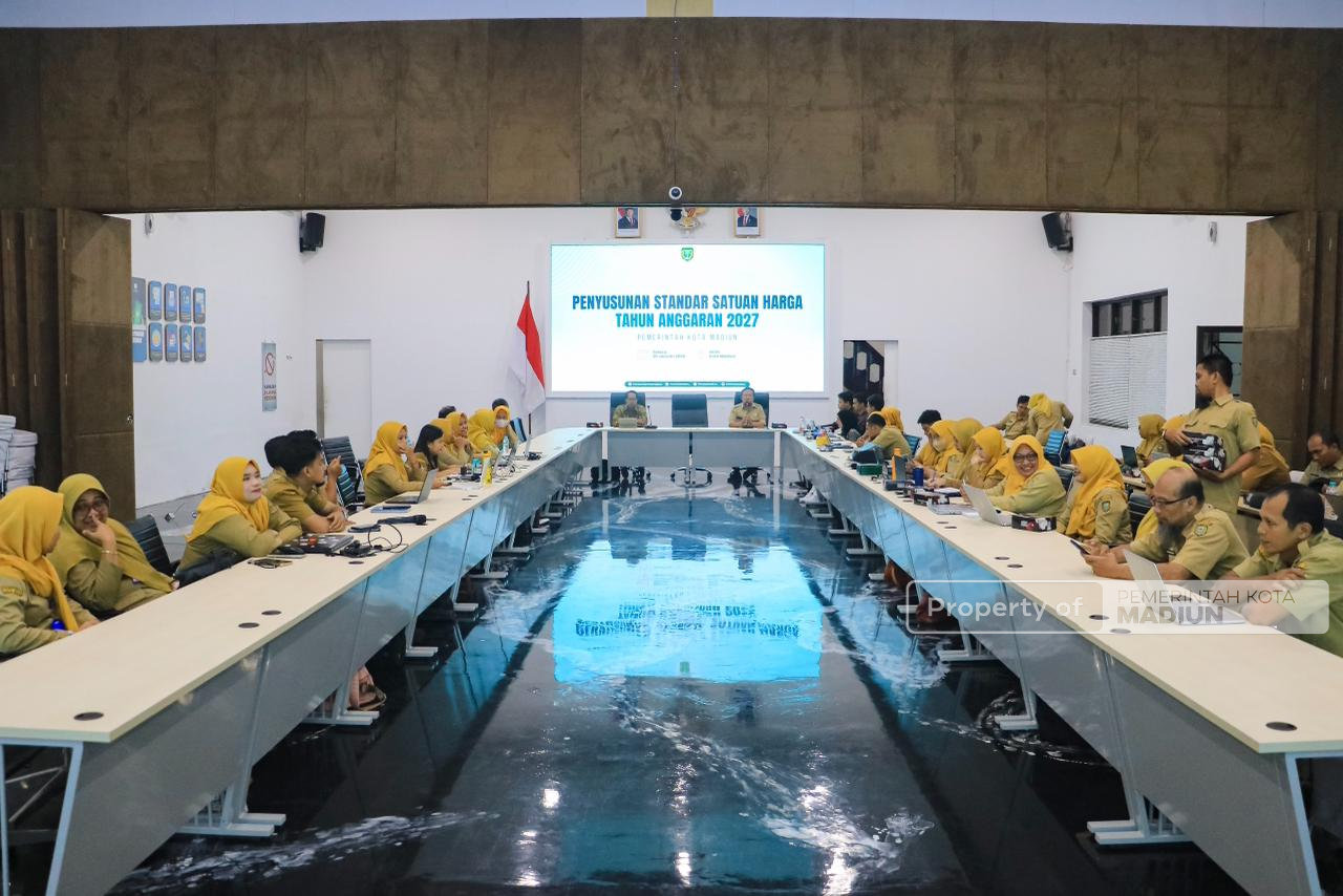 Matangkan Perencanaan Belanja 2027, BKAD Kota Madiun Susun Standar Satuan Harga