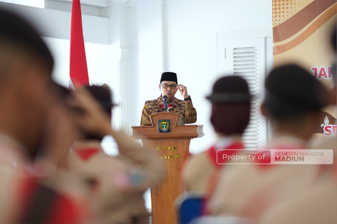 Plt Wali Kota Bekali Kontingen Jamnas XII, Minta Peserta Jadi Duta Kota Madiun