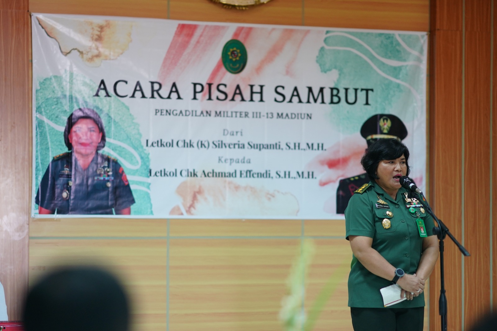 Kepala Pengadilan Militer Berganti, Letkol Chk Achmad Effendi Gantikan Letkol Chk (K) Silveria Supanti