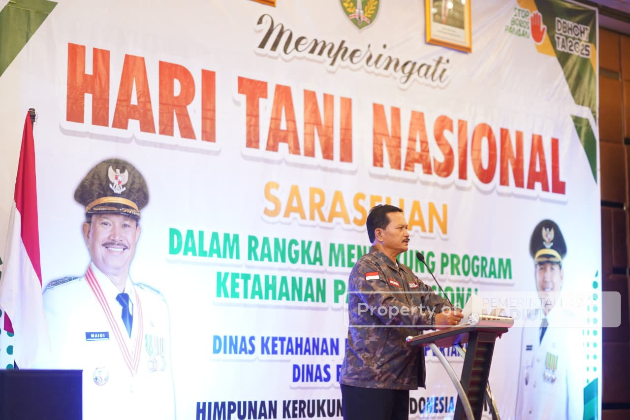 Hadiri Sarasehan Ketahanan Pangan, Wali Kota Madiun Tegaskan Ketahanan Pangan Sebagai Pilar Pembangunan Daerah