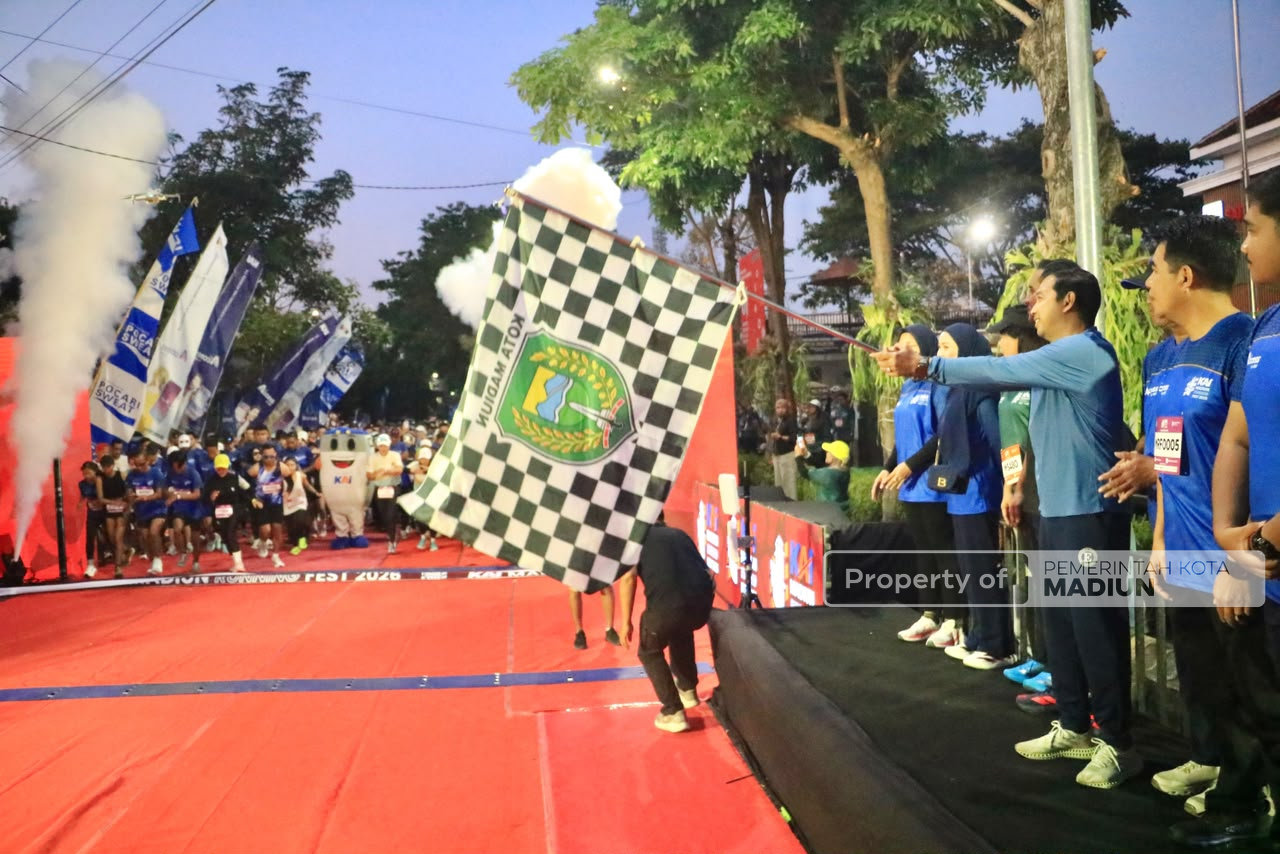 Turut Madiun Running Fest 2026, Plt Wali Kota Harap Jadi Agenda Rutin ke Depan