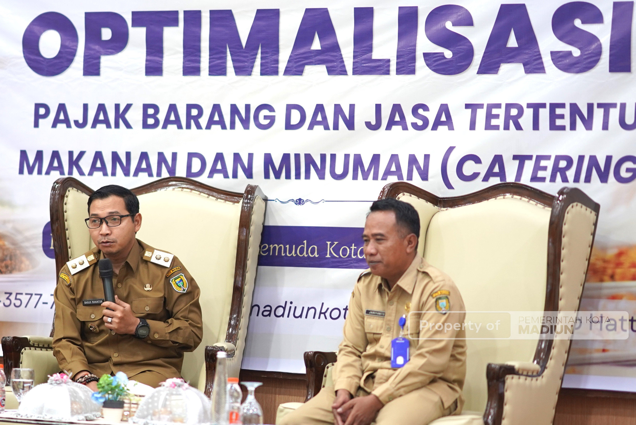 Buka Sosialisasi Optimalisasi PBJT, Plt Wali Kota Perkuat Kepatuhan Wajib Pajak