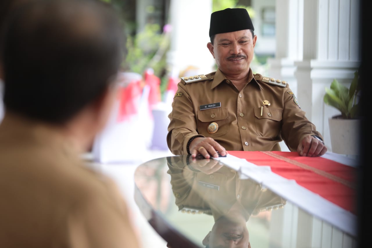 Audiensi Dengan Kepala Kemenag, Wali Kota Harap Sinergitas Untuk Bangun Kota