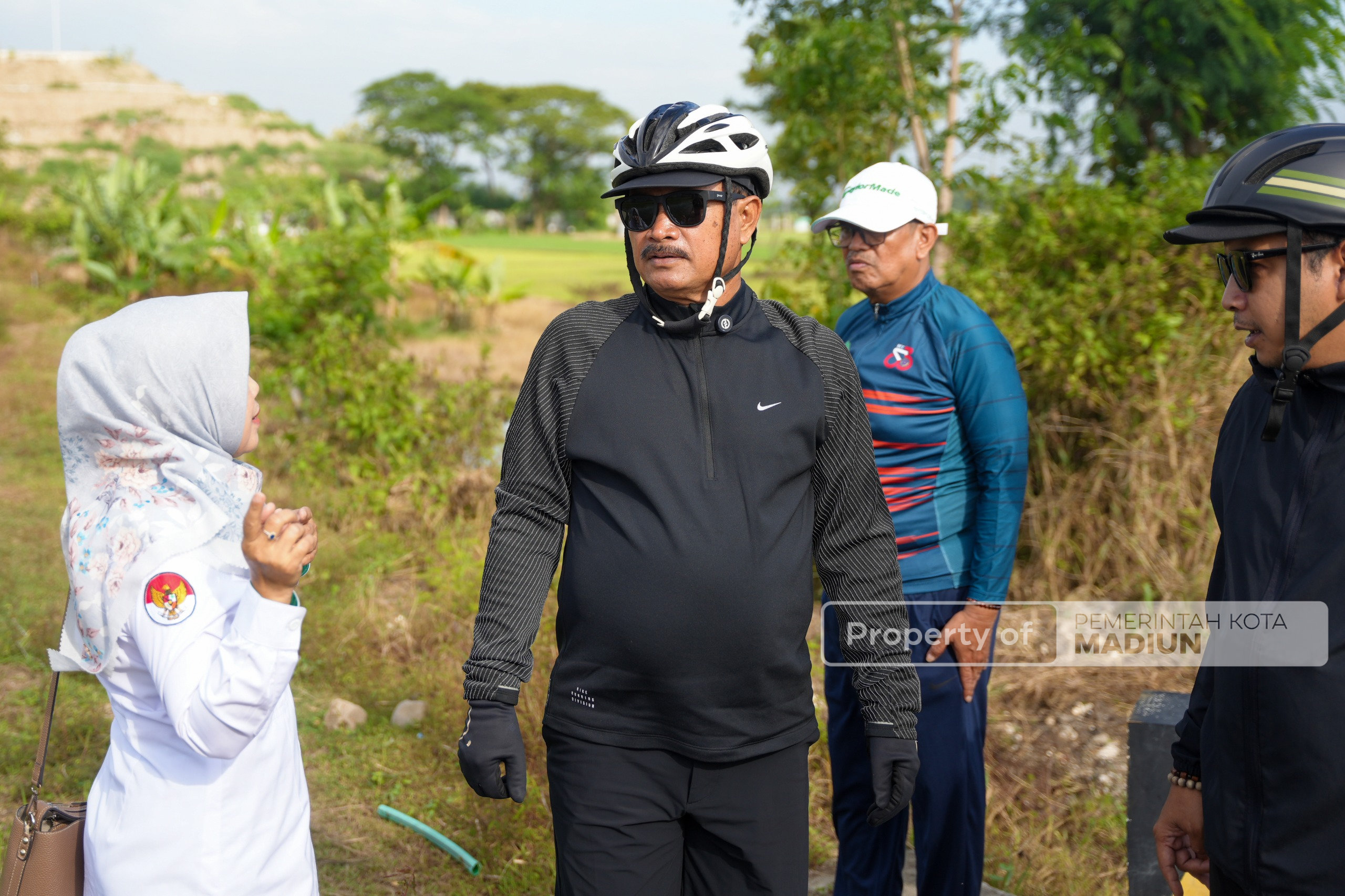 Gowes Pagi, Wali Kota Cek Sarana-Prasarana Pelayanan hingga Kesiapan Lahan Bakal Kantor Kemenhaj