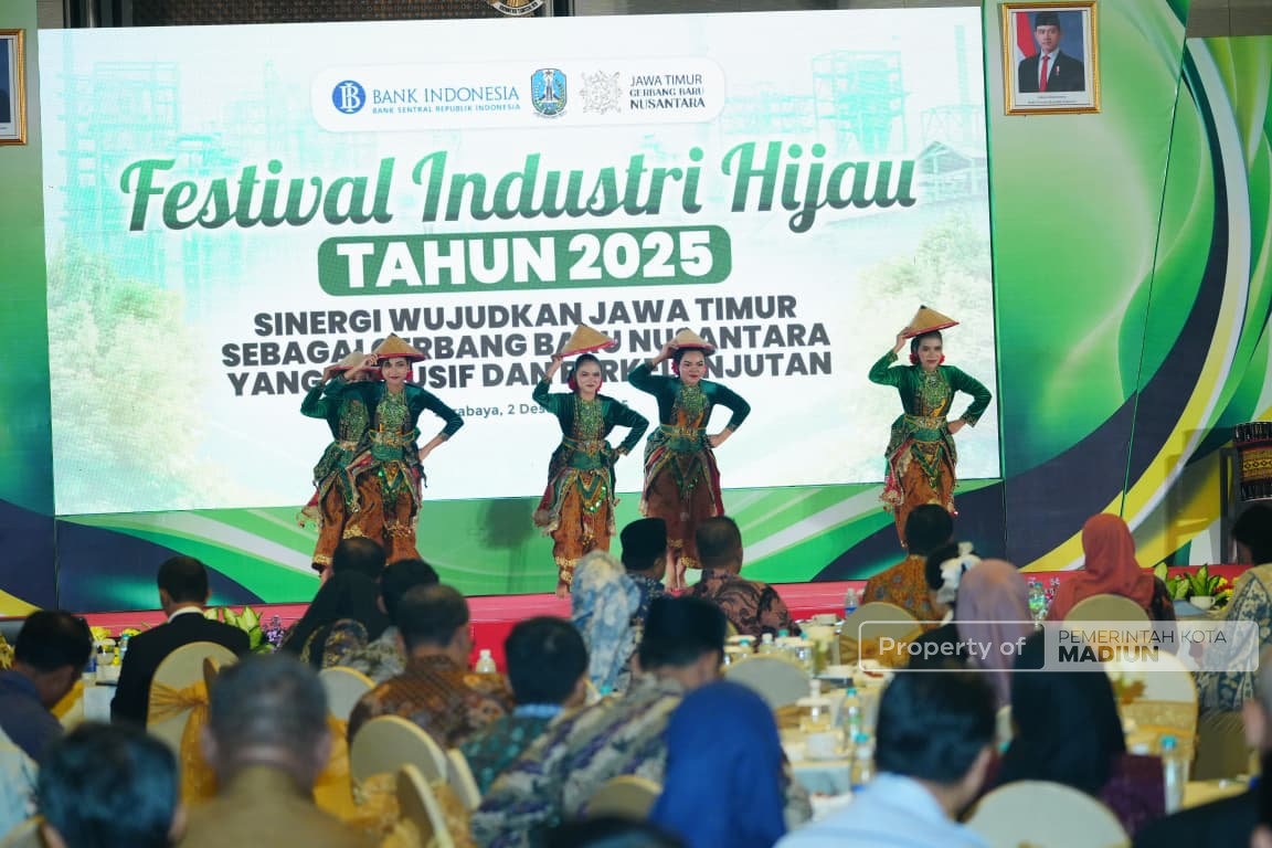 Bukti Komitmen Industri Berkelanjutan, Kota Madiun Terima Penghargaan Industri Hijau Terbaik Jatim 2025