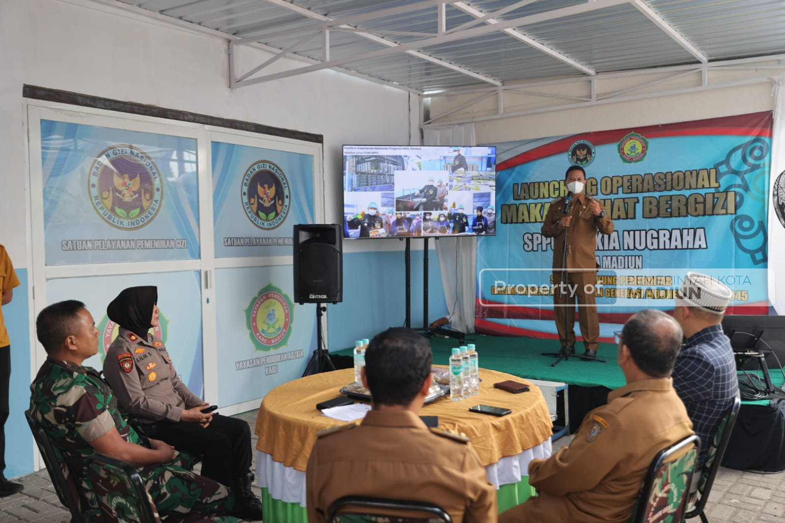 Jadi Dapur MBG Kedelapan, Wali Kota Madiun Resmikan Operasional SPPG Adzkia Nugraha
