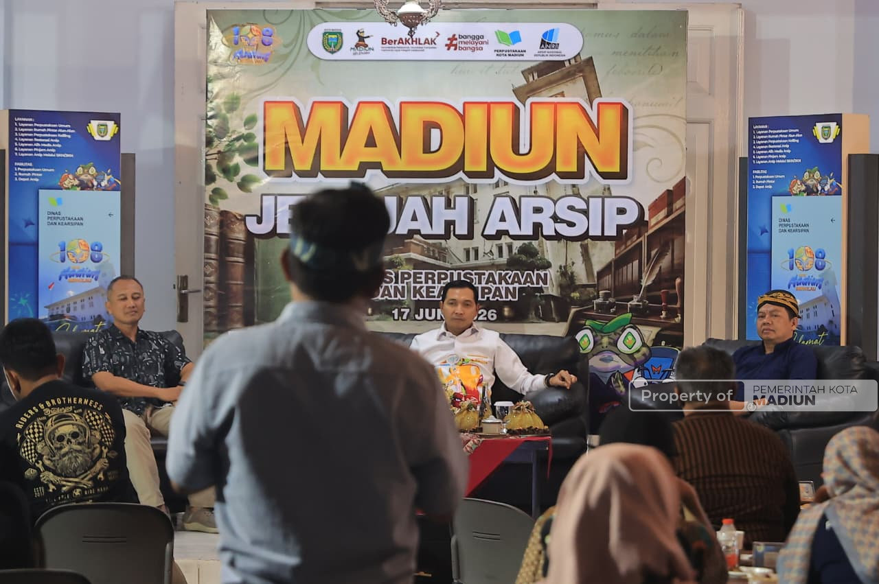Lewat Madiun Jelajah Arsip, Plt Wali Kota Madiun Dorong Pelestarian Sejarah dan Budaya Kota