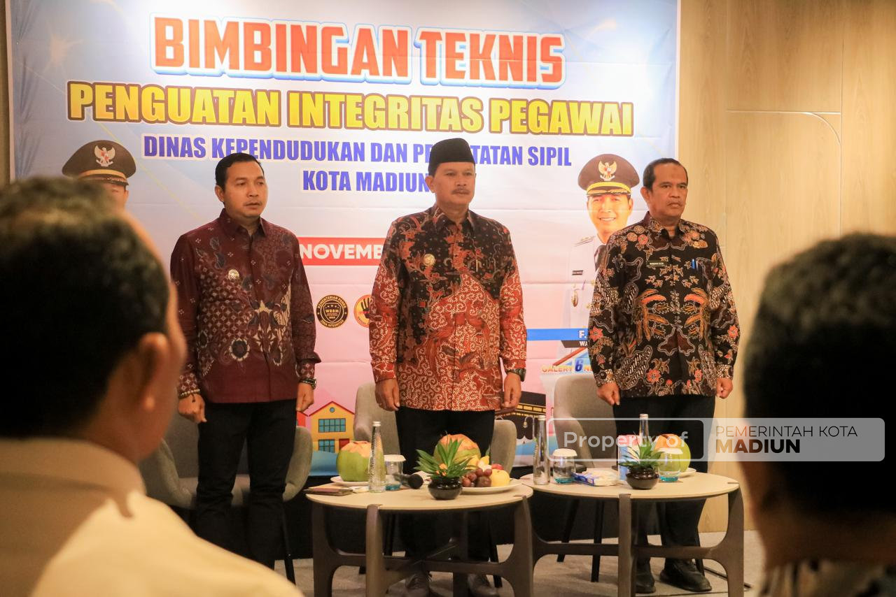 Wali Kota Madiun Dorong Penguatan Integritas dan Pelayanan Prima di Disdukcapil