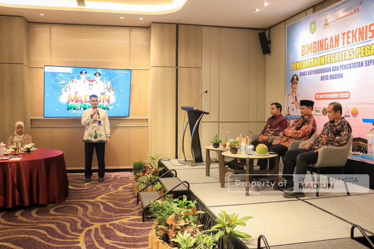 Wali Kota Madiun Dorong Penguatan Integritas dan Pelayanan Prima di Disdukcapil