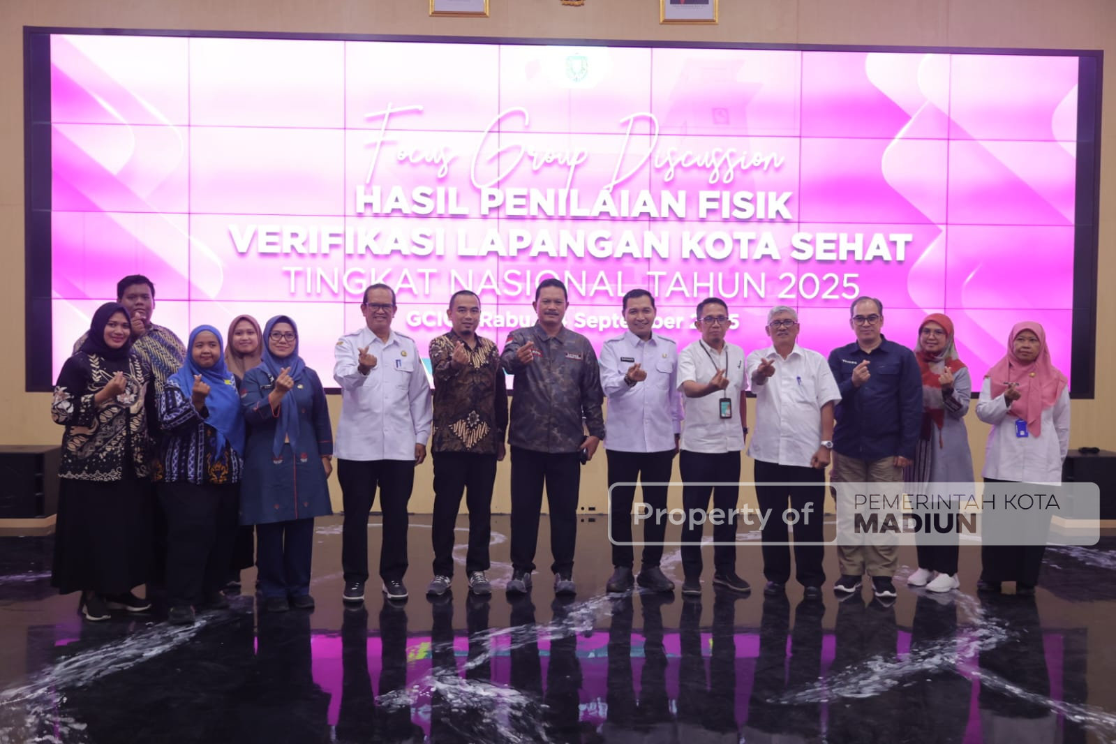 Tim Verifikasi Nasional Puji Kota Pendekar, Wali Kota Maidi Komitmen Perbaikan dalam Penilaian Kota Sehat 2025