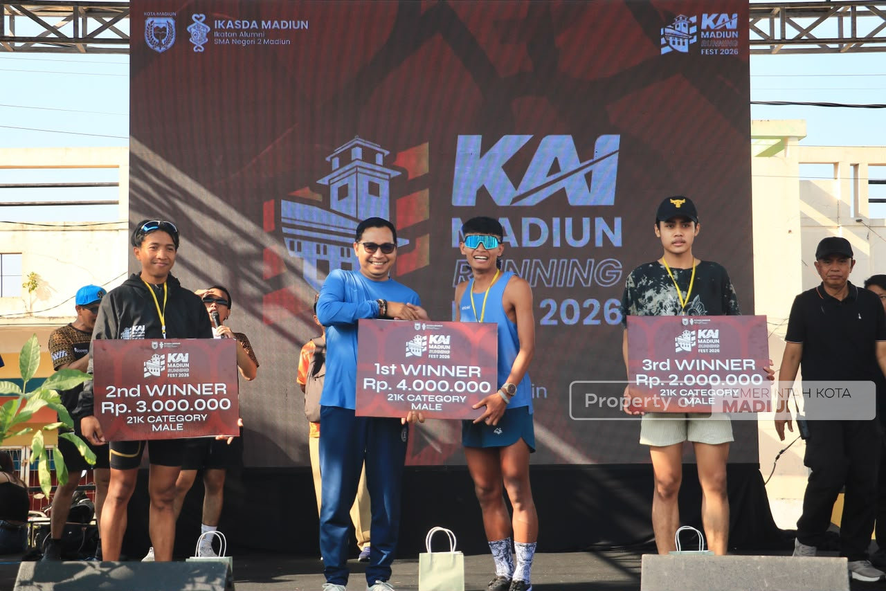 Turut Madiun Running Fest 2026, Plt Wali Kota Harap Jadi Agenda Rutin ke Depan