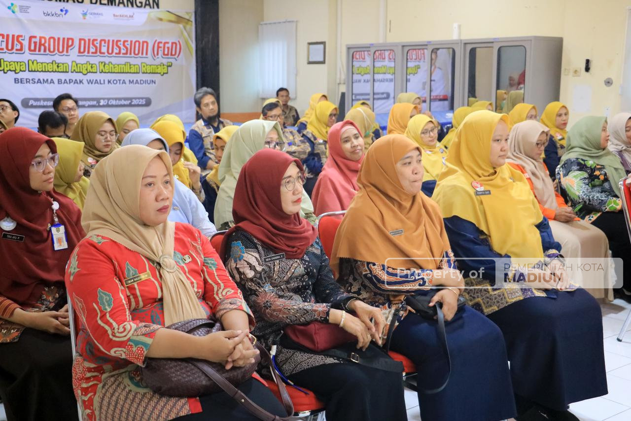 Tekan Angka Kehamilan Remaja, Pemkot Madiun Gelar FGD di Puskesmas Demangan