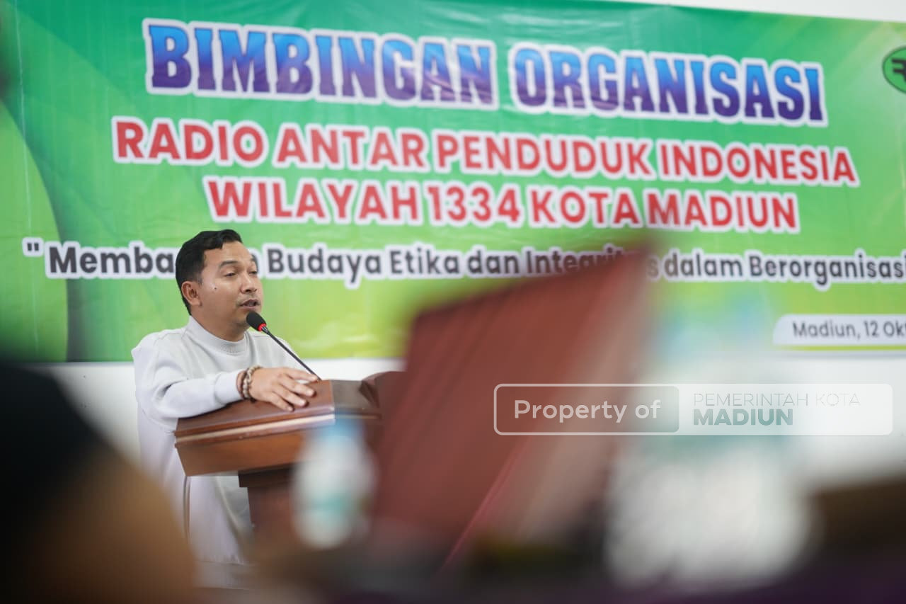 Hadiri Bimbingan Organisasi RAPI Wilayah 1334 Kota Madiun, Wawali Dorong Penguatan Etika dan Integritas Anggota