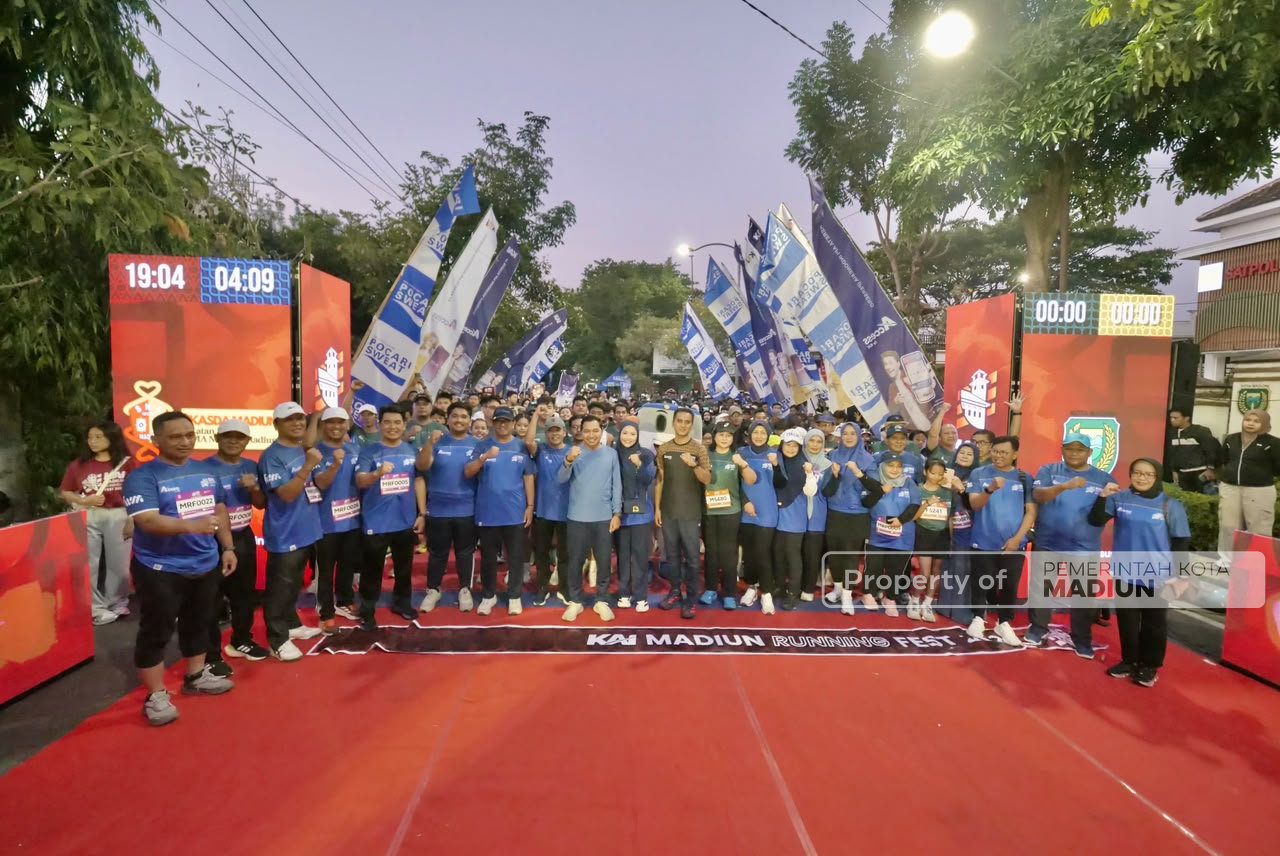 Turut Madiun Running Fest 2026, Plt Wali Kota Harap Jadi Agenda Rutin ke Depan