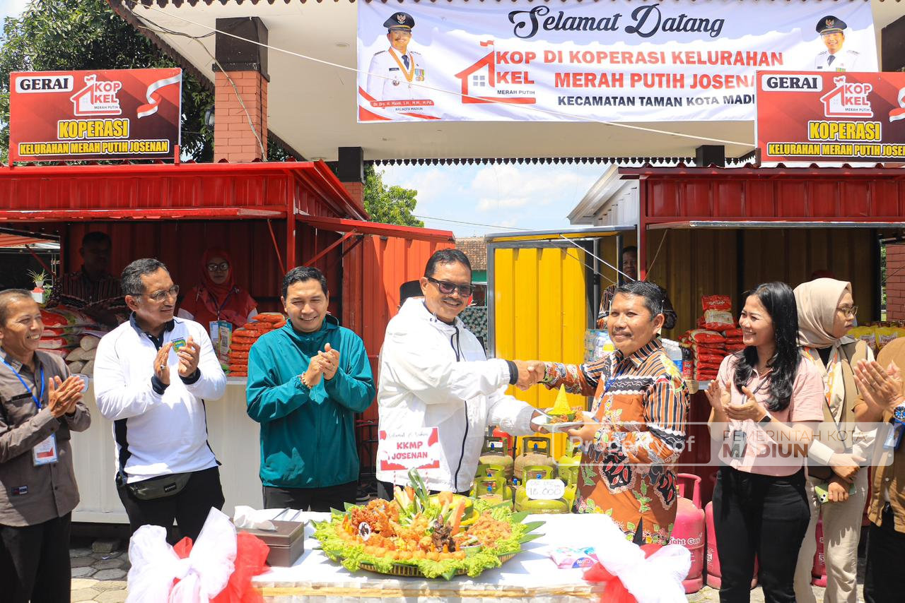 Wali Kota Madiun Resmikan KKMP Josenan, Targetkan Seluruh Gerai Tuntas 2026