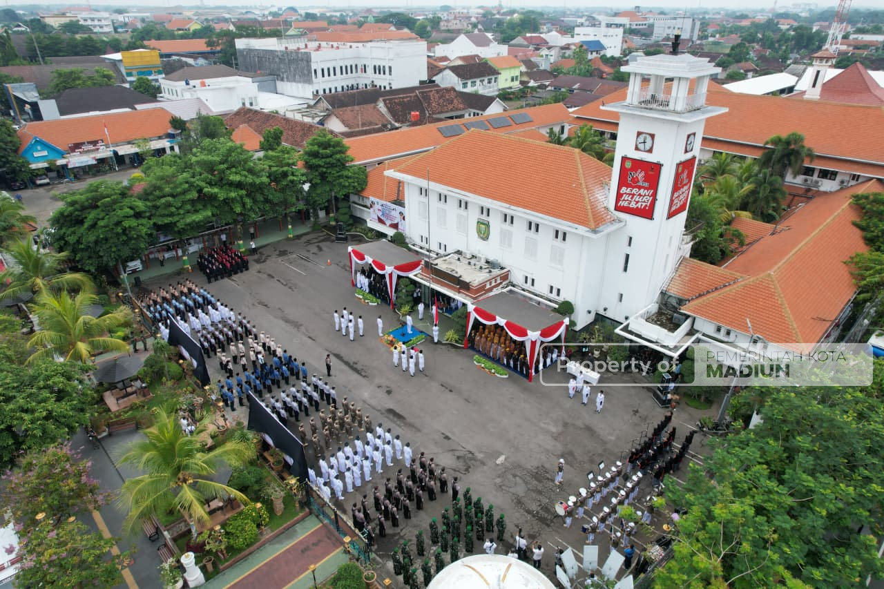 Pimpin Apel Hari Pahlawan, Wali Kota Harap Semangat Pejuang Terus Hidup di Kota Madiun