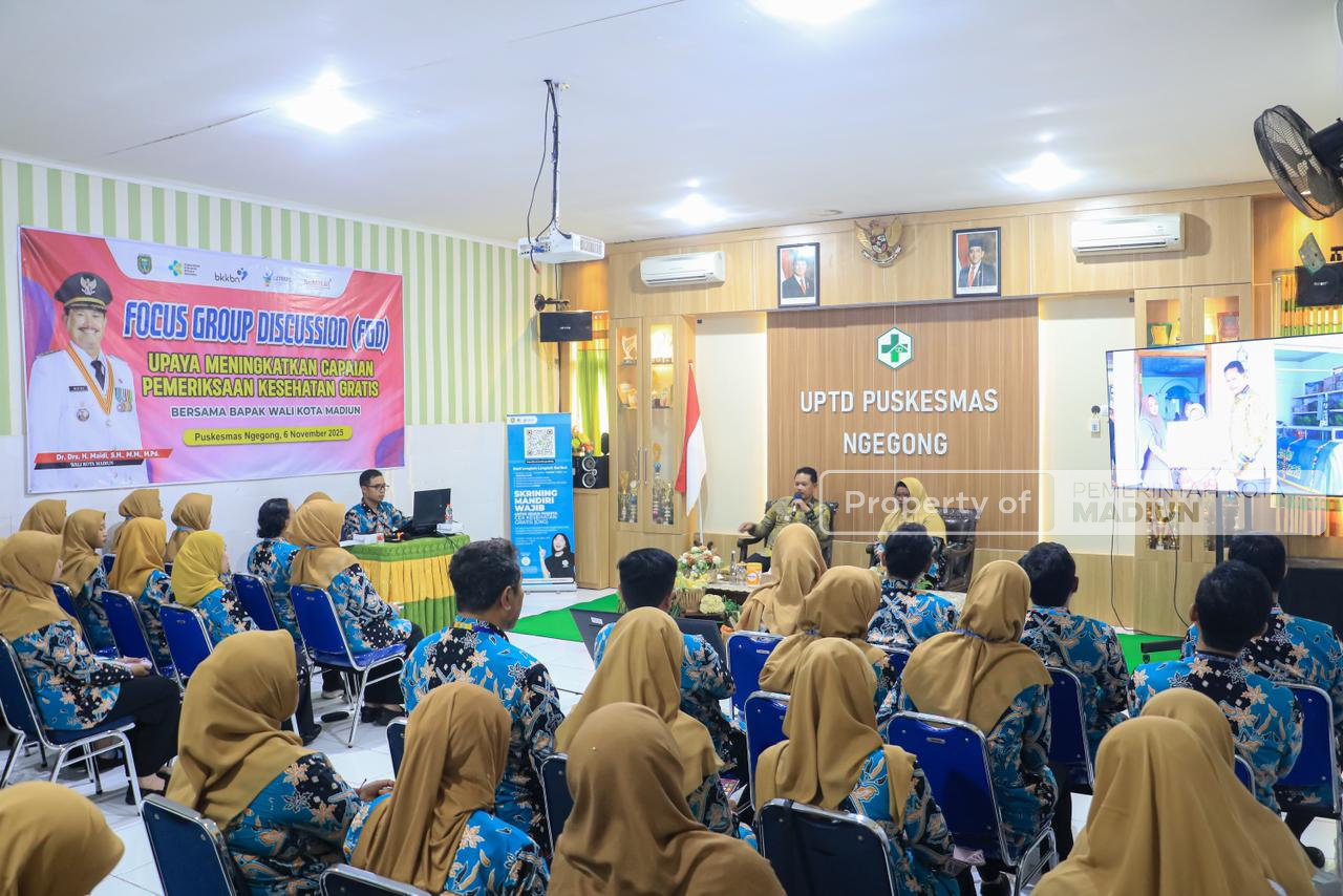 Wali Kota Madiun Genjot Pemeriksaan Kesehatan Gratis, Targetkan 60 Ribu Warga Tersentuh Layanan