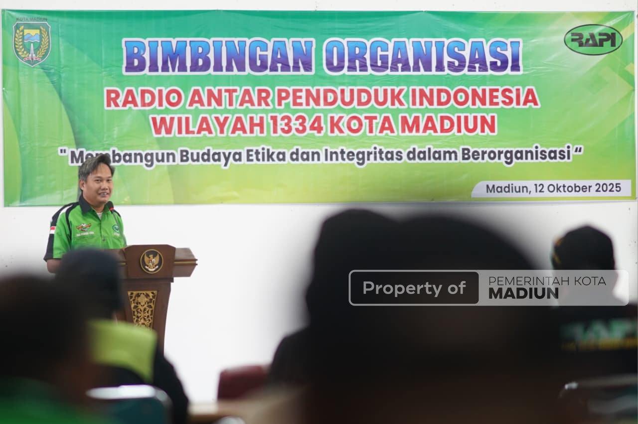 Hadiri Bimbingan Organisasi RAPI Wilayah 1334 Kota Madiun, Wawali Dorong Penguatan Etika dan Integritas Anggota
